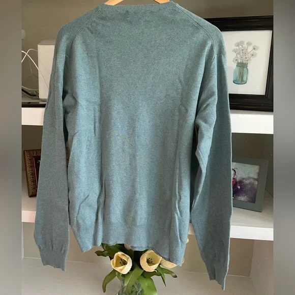 Ralph Lauren Polo V Neck Pima Sz. L - Picture 2 of 5